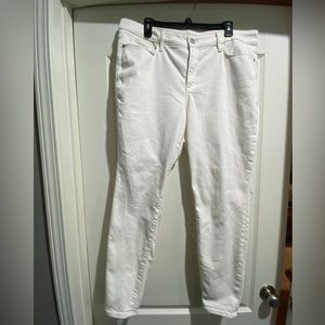 Athleta Sculptec 18X Skinny Jeans - White